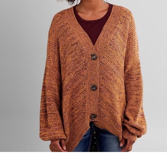 Daytrip cardigan sweater size small oversized button up casual 100% cotton comfy - Picture 11 of 15